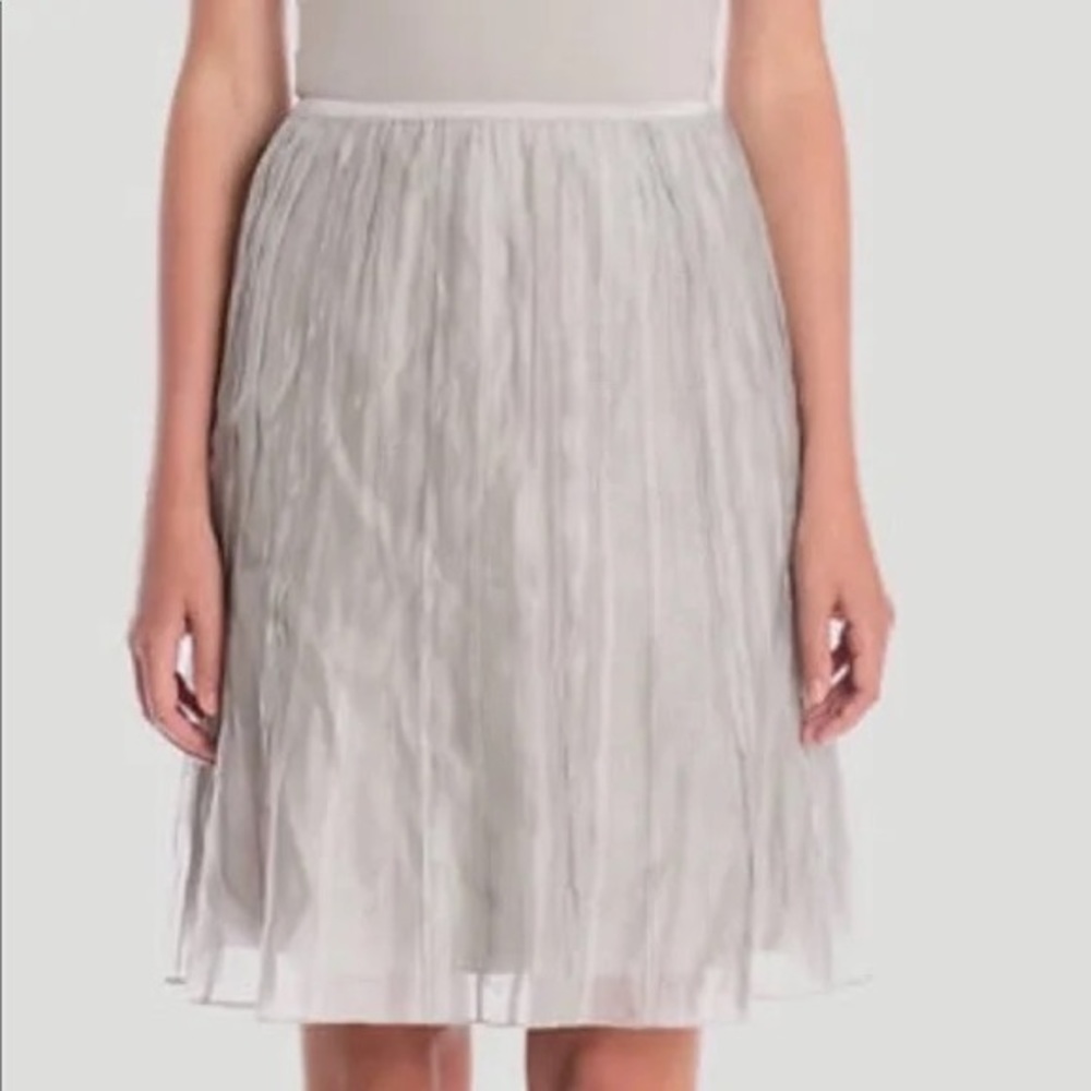 Nic + Zoe gray a-line skirt
